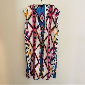 ASOS Print Caftan / Coverup - Size 16